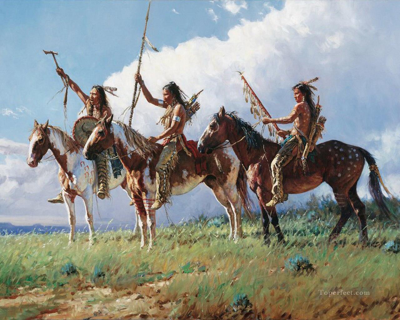 indios americanos occidentales 31 Pintura al óleo